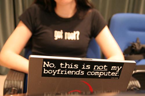 No, this is not my boyfriends computer